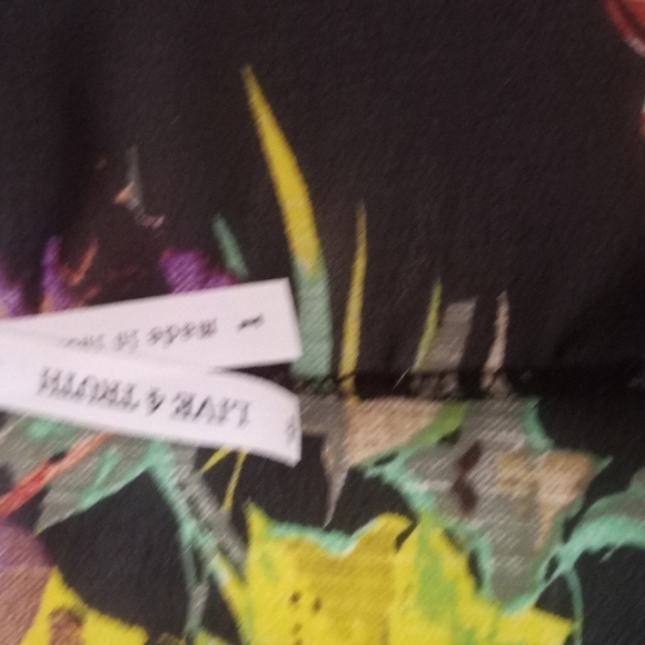 Live 4 Truth Floral Tropical Long Kimono Open Front - Picture 11 of 11